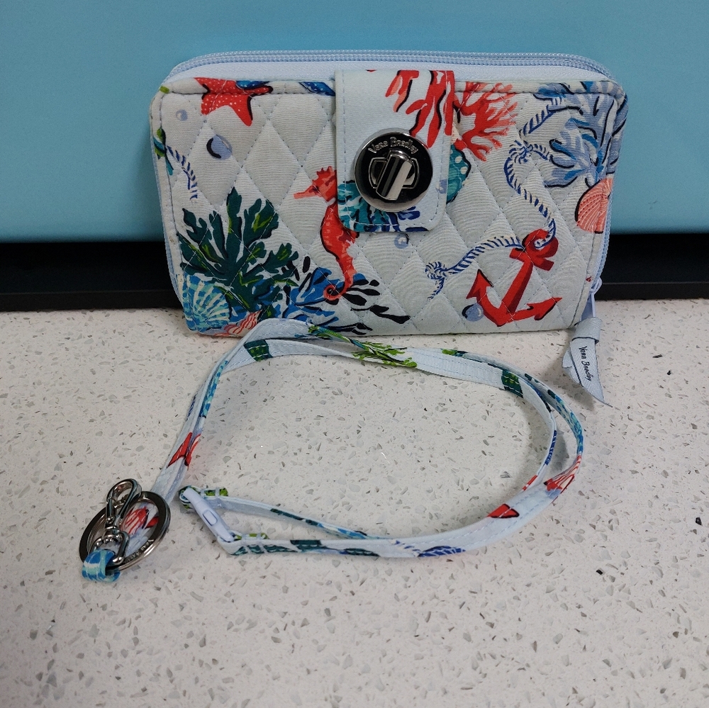 Turnlock Wallet & Breakaway Lanyard Anchors Aweigh